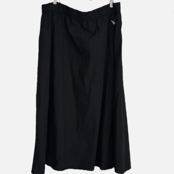 EILEEN FISHER 100% Organic Cotton Pull On Midi Skirt Plus Size: 2X - Picture 1 of 7